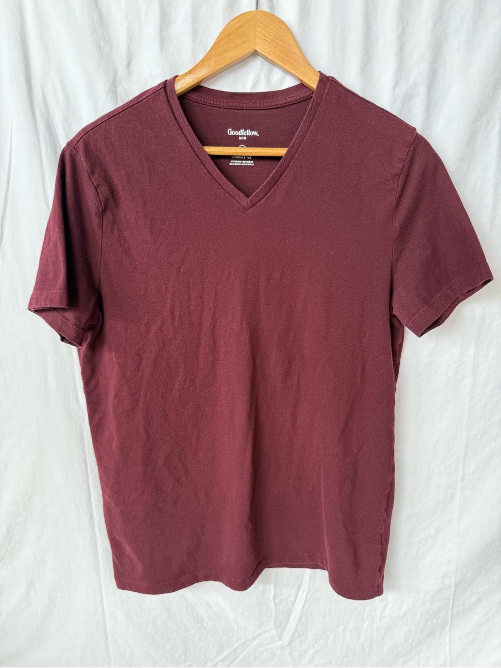 Goodfellow & Co Men's V-Neck Tee - Maroon